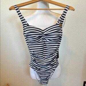 Nautical Striped Women’s One Piece Swimsuit